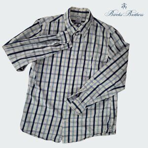 Brooks Brothers “The Original Polo Shirt” – Regent Fit - Large - White/Blue